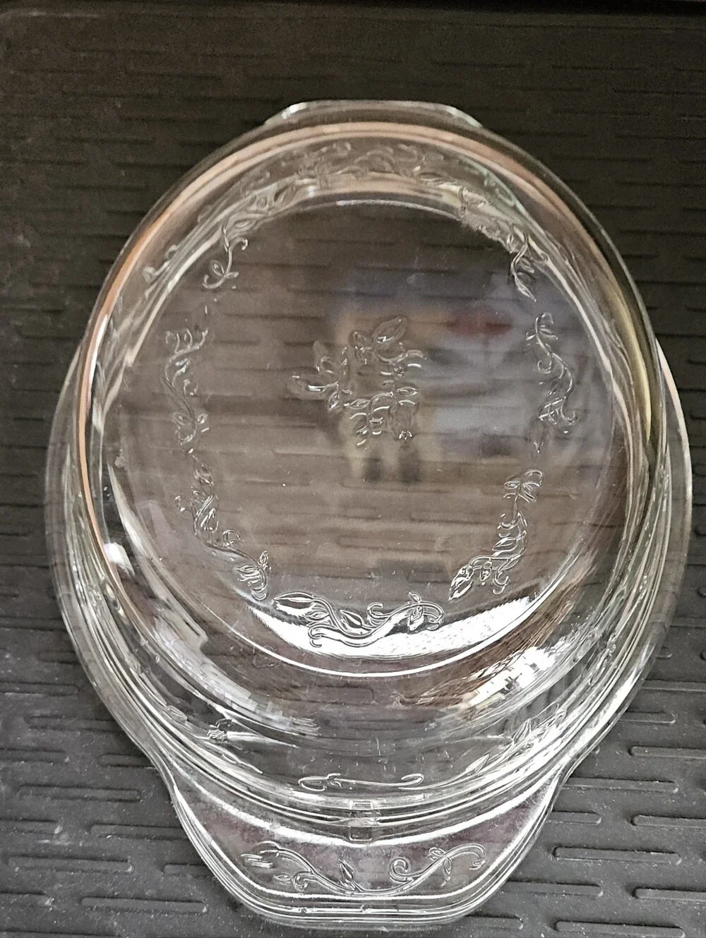 Vintage Princess House Fantasia 3-Quart Oval Casserole Dish Set with Lids